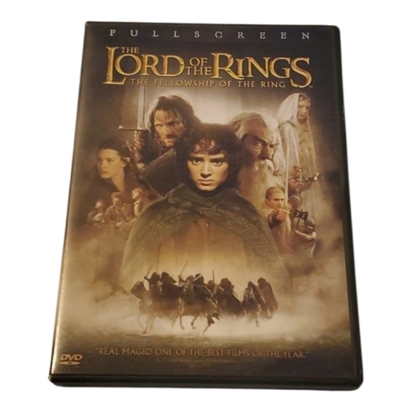 The Lord of the Rings dvd Fullscreen edition TWO dvds the fellowship of the ring - Picture 1 of 8